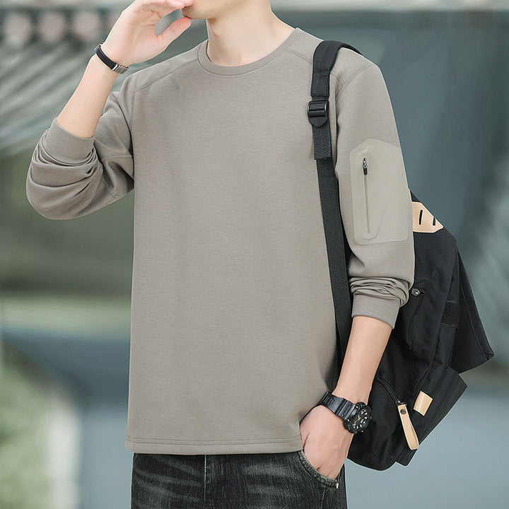 Men's Oversized Sweatshirt with contrasting side pockets and soft fleece lining Mune Fashion