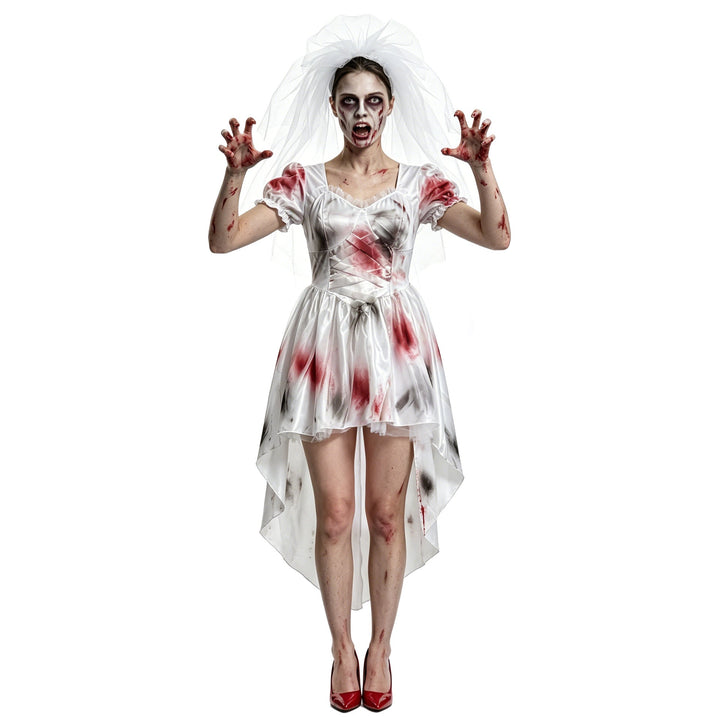 Women Scary Wedding Bride Dress Mune Fashion