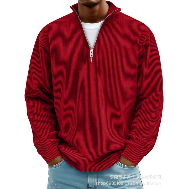 Men's Stylish Sweatshirt with Zipper Mune Fashion
