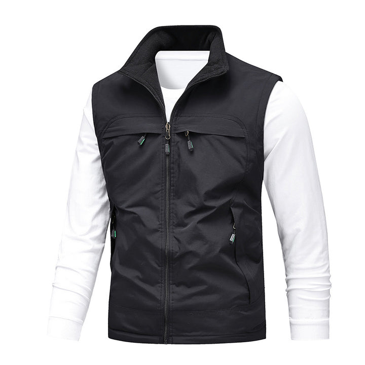 Men's Breathable Photographer Utility Vest with Mesh Lining and Multiple Pockets Mune Fashion