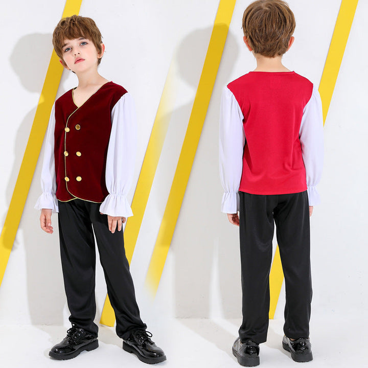Boys' fairytale costume with detail-loving shirt and pants Mune Fashion