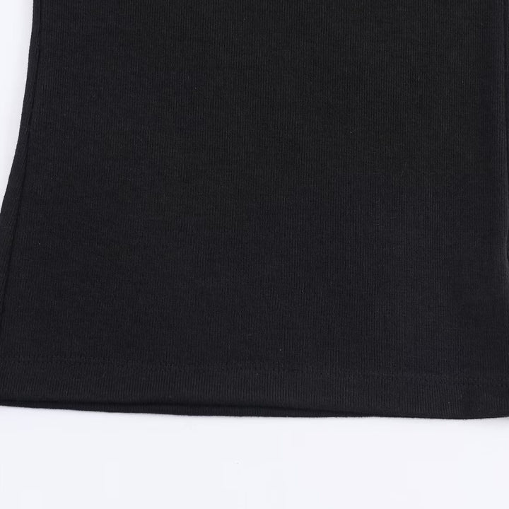 Women's Fitted Fine Knit Tunic with Wide Boat Neck and 3/4 Sleeves Mune Fashion