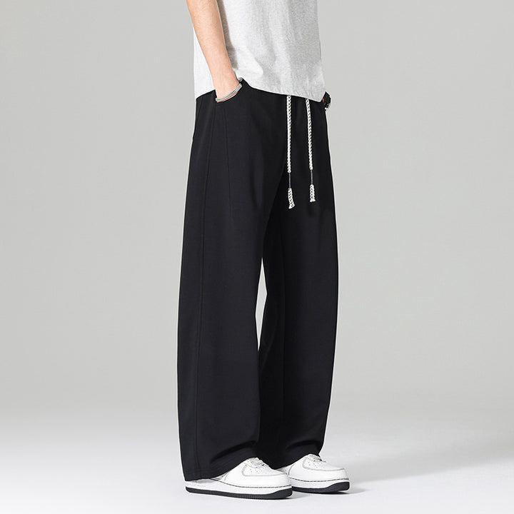 Men's Loose-Fitting Sports Pants with Elastic Waistband 1788279773