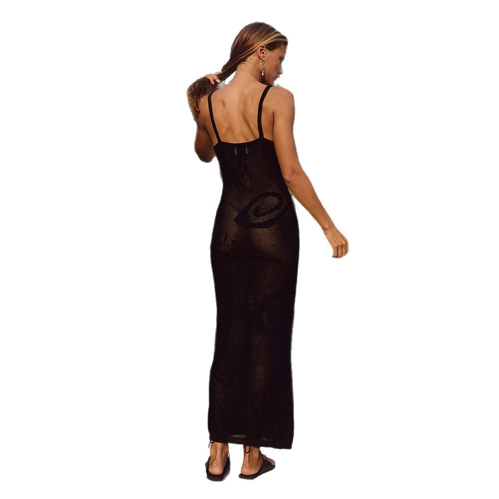 Women elegant mesh beach dress Mune Fashion