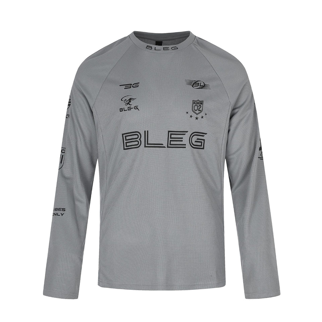 Unisex Lightweight Functional Long Sleeve Shirt with Raglan Sleeves and Breathable Waffle Texture Mune Fashion