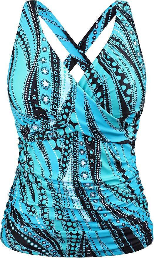Women's swimsuit with wrap cut and figure-flattering design Mune Fashion