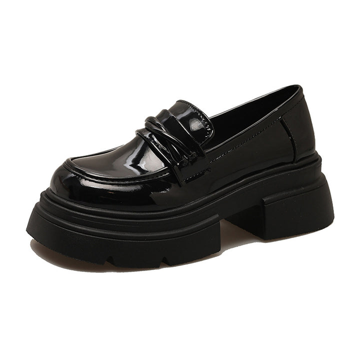 Women's Fashion Leather Slippers Mune Fashion