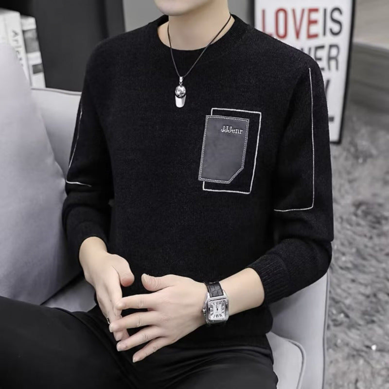 Men's Comfortable Knit Sweater with Practical Pockets Mune Fashion