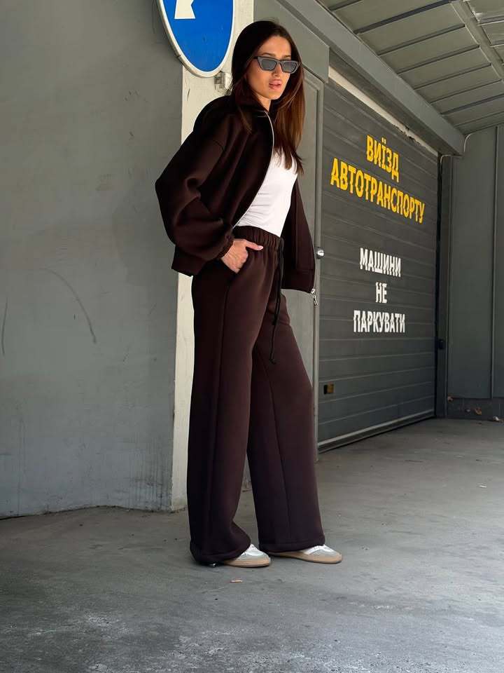 Women's Sporty Oversized Hoodie and Jogging Pants Set Mune Fashion