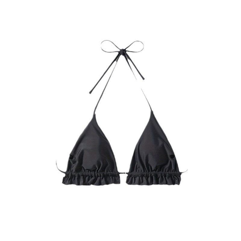 Women's Triangle Bikini with Ruffle Details Mune Fashion