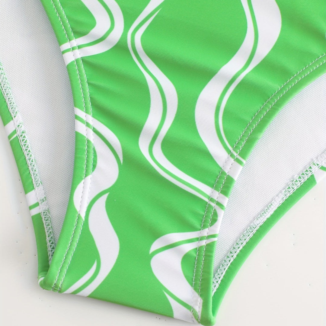 Women's One-Piece Swimsuit with High-Quality Ruffle Design Mune Fashion