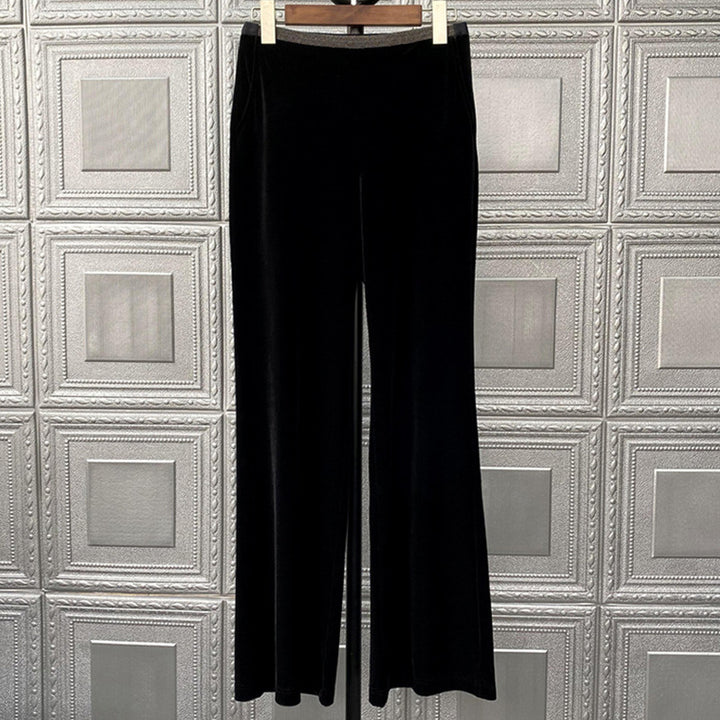 Women Comfortable and Elegant Velvet Pants Mune Fashion