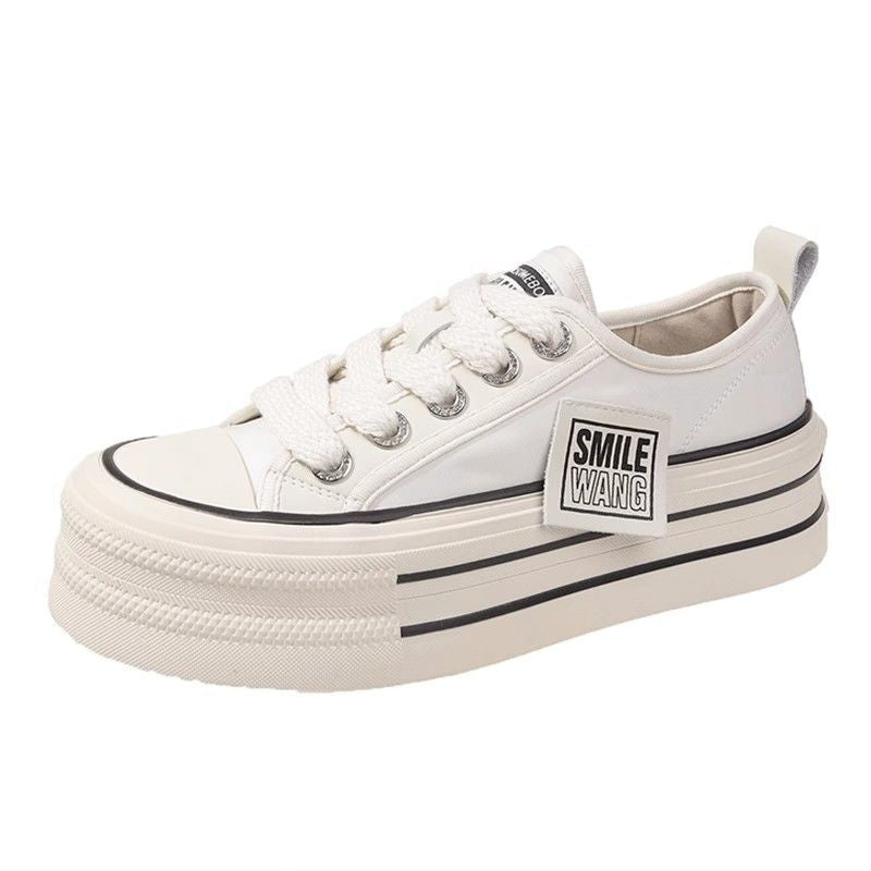 Women's Platform Sneakers with Double Sole and Trendy Design Mune Fashion