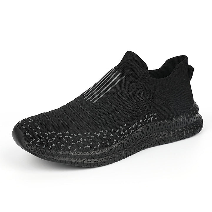 Unisex nan Slip-on knitted trainers with shape-retaining sock shaft, responsive lightweight sole and slip-resistant profile edge Mune Fashion