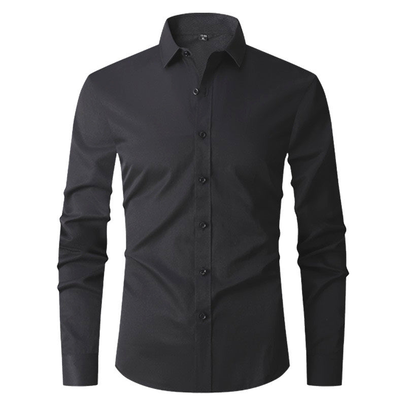 Men's tailored business shirt with Kent collar and stretch comfort Mune Fashion