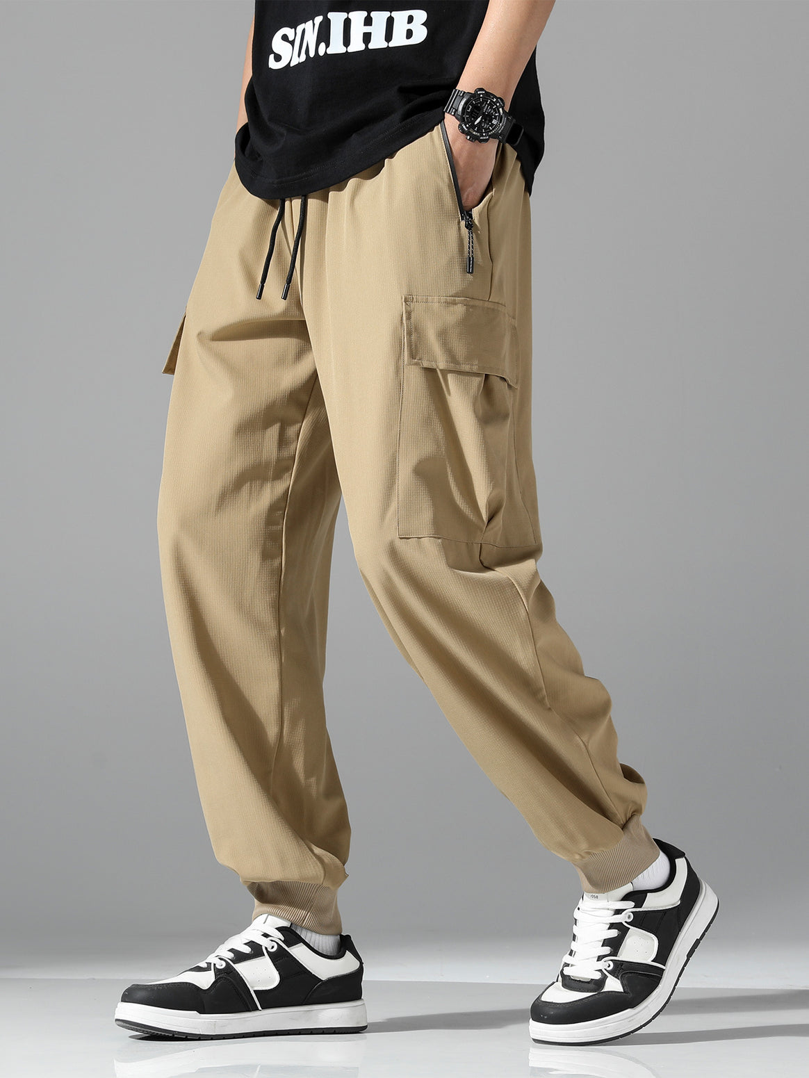 Men's Stylish Cargo Pants with Multiple Pockets Mune Fashion