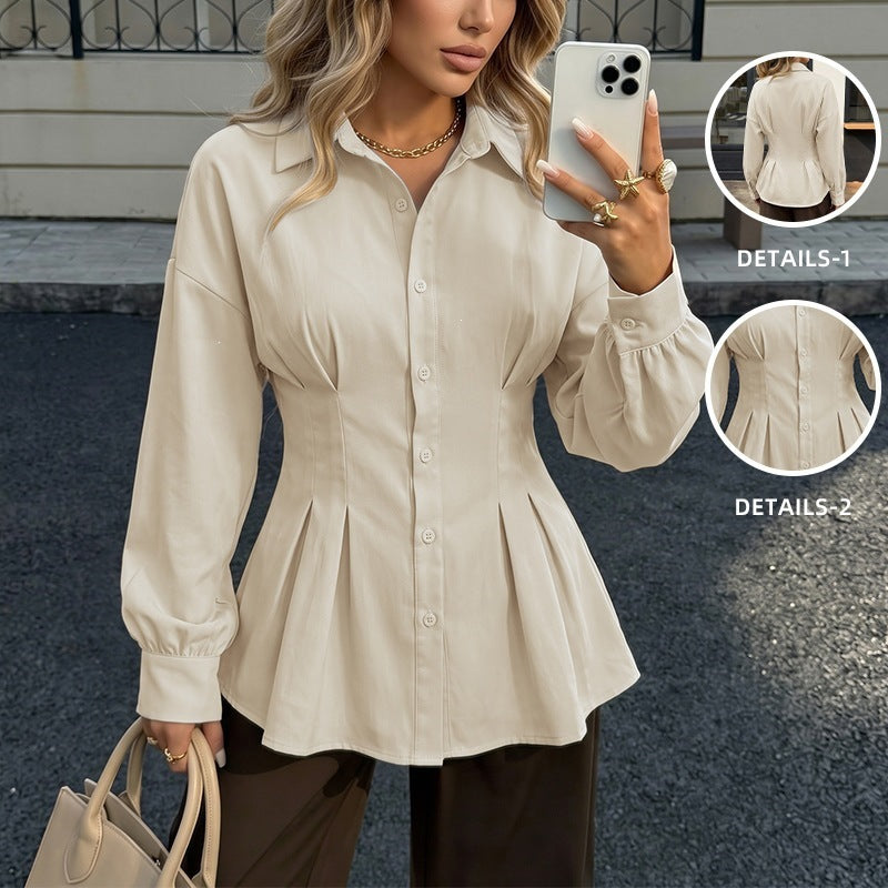 Ladies Elegant Blouse with Tailored Fit Mune Fashion