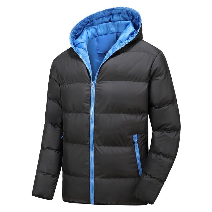 Men's Lightweight Puffer Jacket with Hood, Thermo Insulation and Windproof Outer Shell Mune Fashion