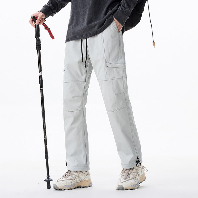 Men's Technical Cargo Pants with drawstring waistband, reinforced knees & adjustable leg cuffs Mune Fashion