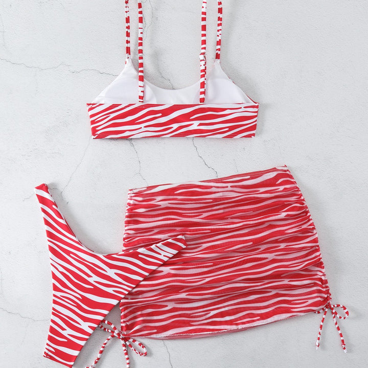 Women's Bikini Set with Playful Skirt Mune Fashion