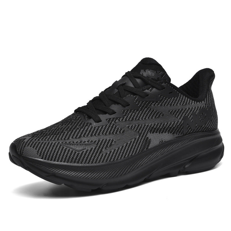 Unisex cushioned street running shoes with maximum EVA midsole and breathable knit upper Mune Fashion