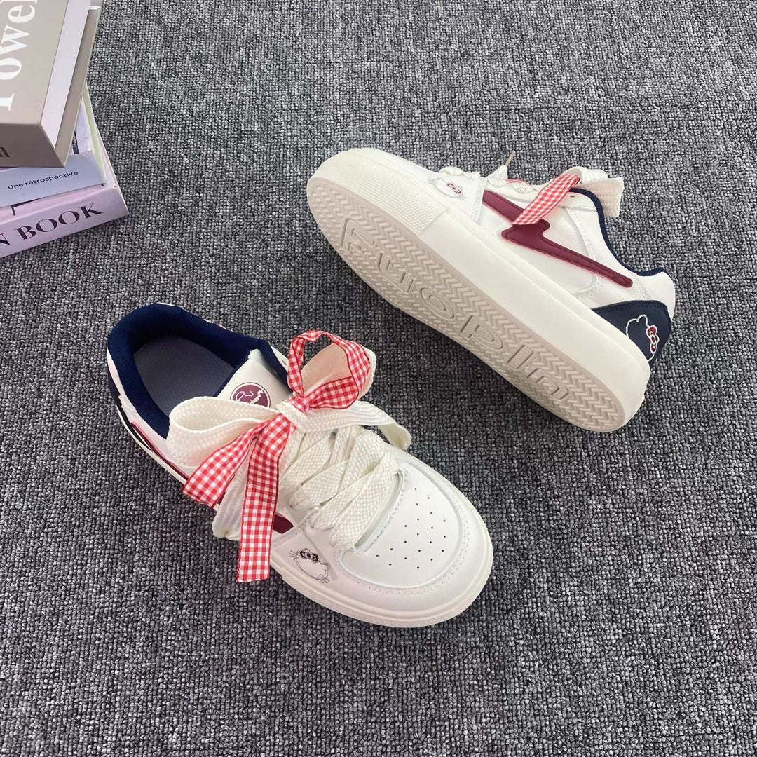 Women's sneakers with cute animal design and fluffy details Mune Fashion