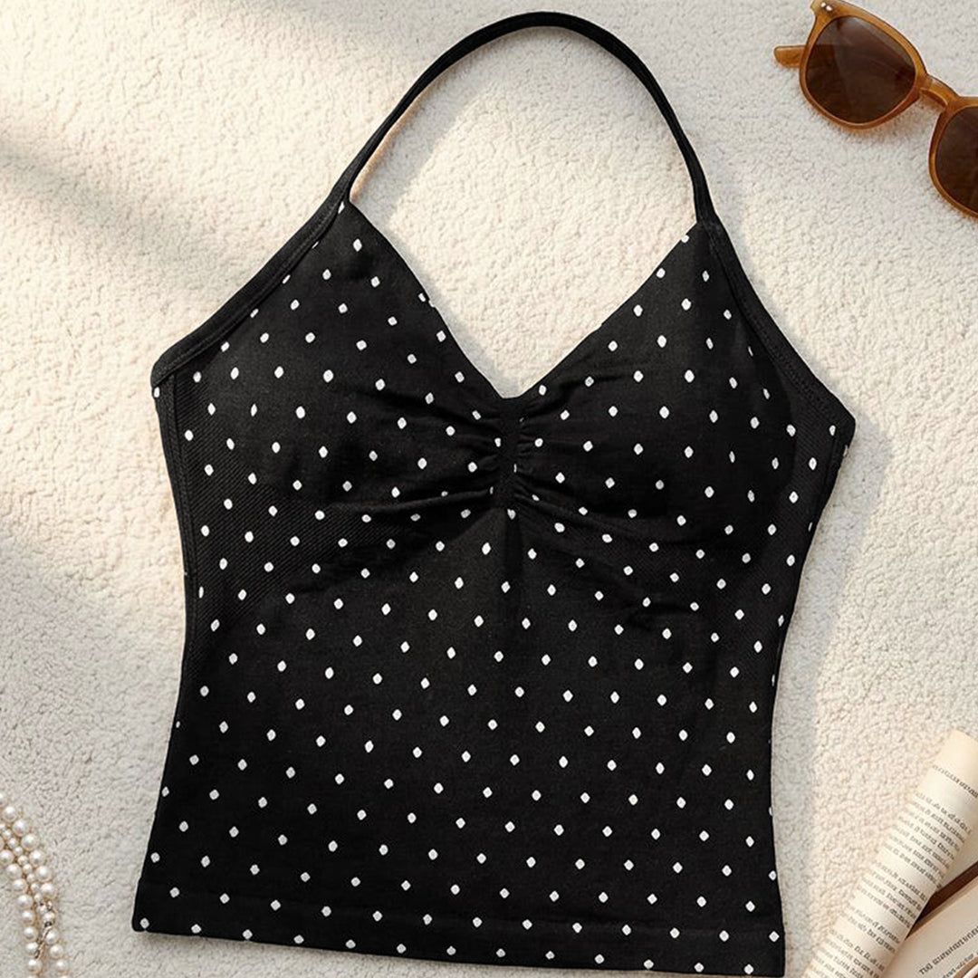Women's Polka Dots Casual Top Mune Fashion