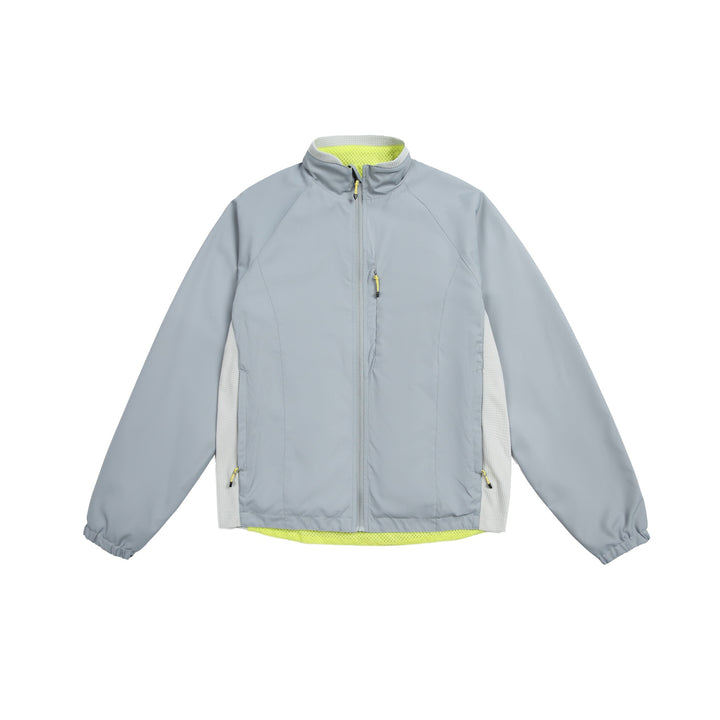 Unisex Lightweight Stand-up Collar Softshell Jacket with Fleece Inner Side and Zipper Pockets Mune Fashion