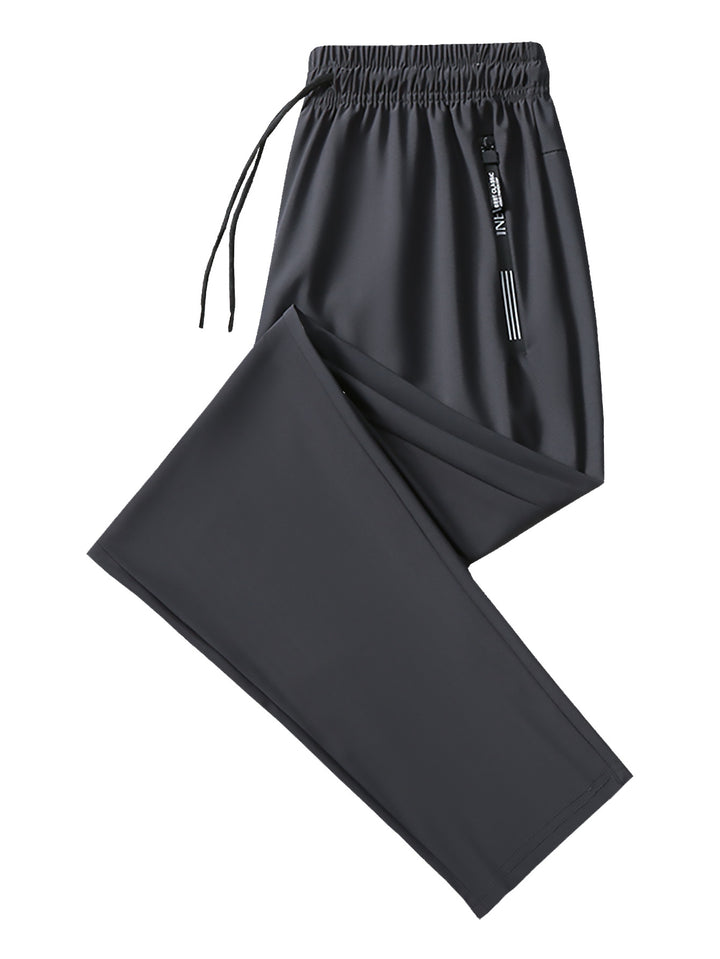 Men's sporty jogging pants with side zip pockets Mune Fashion