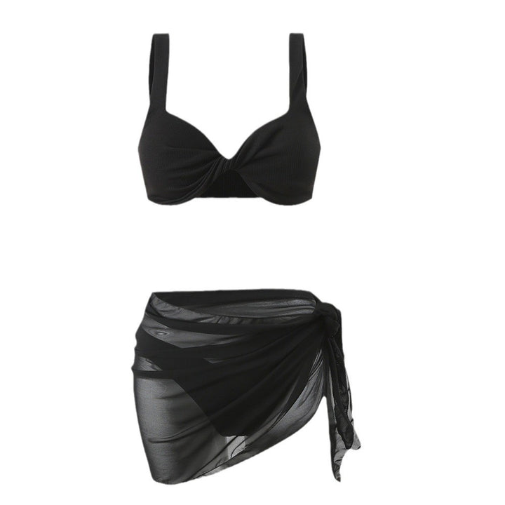 Women’s Bikini Set with Elegant Wrap Skirt Mune Fashion