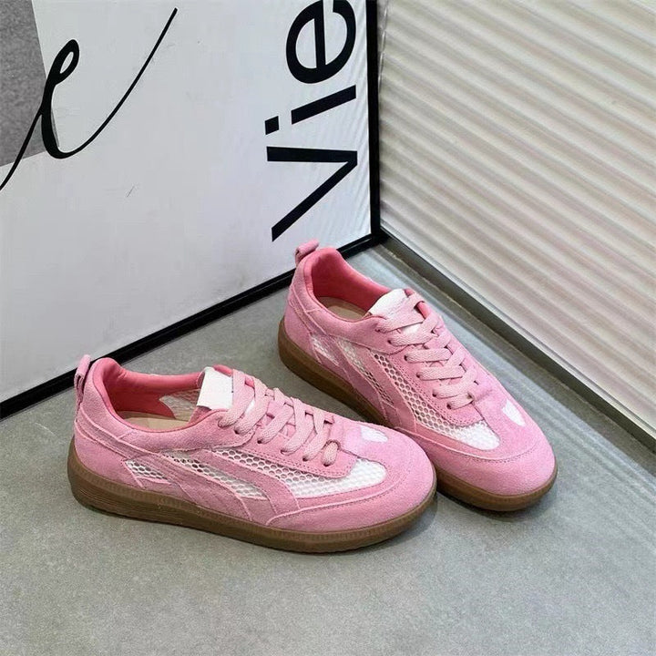 Women Retro Sneaker with breathable surface structure and structured sole Mune Fashion