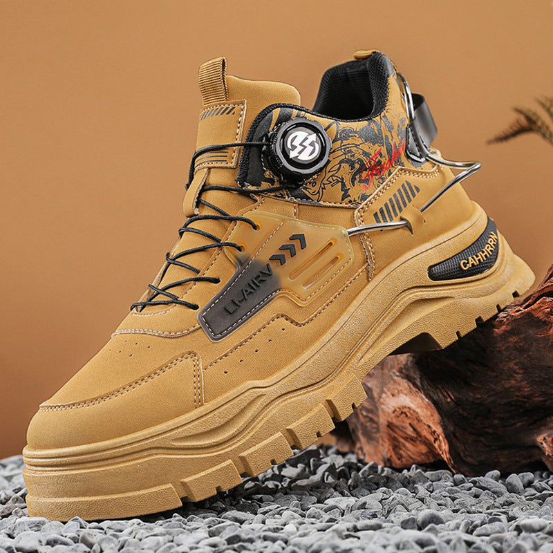 Men's High-Top Sneakers with innovative lacing system and shock-absorbing sole Mune Fashion