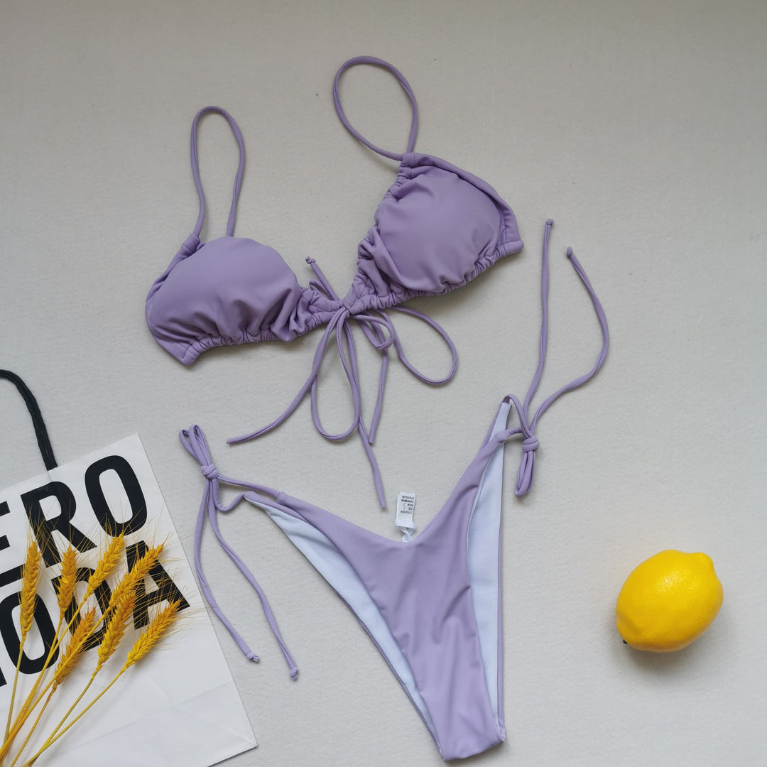 Women's Triangle Bikini with adjustable ties Mune Fashion