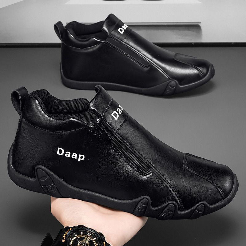 Women's Fashion Sneakers with Side Zipper and Ergonomic Sole Mune Fashion