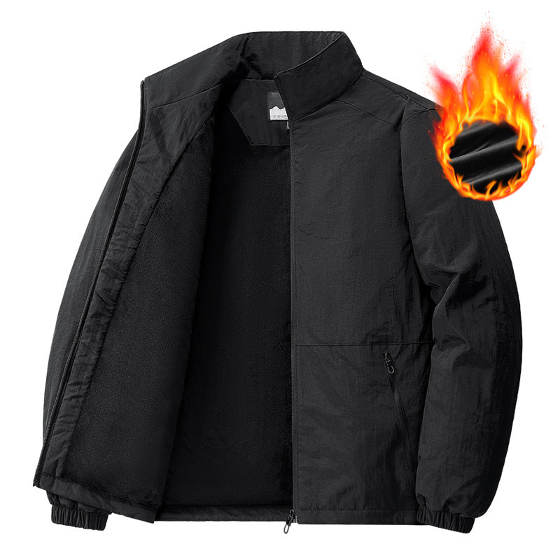 Men's transitional jacket with fleece lining Mune Fashion