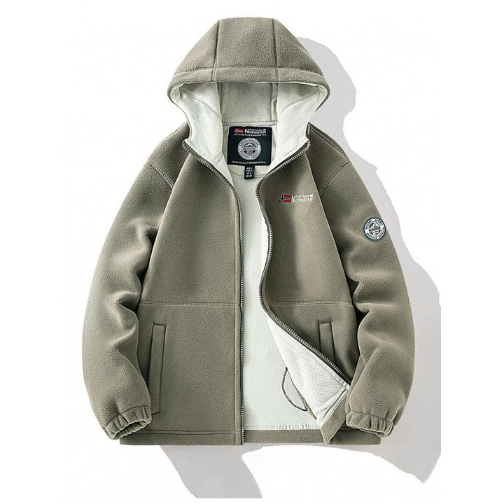 Men's Fleece Jacket with Hood Mune Fashion 1787797345