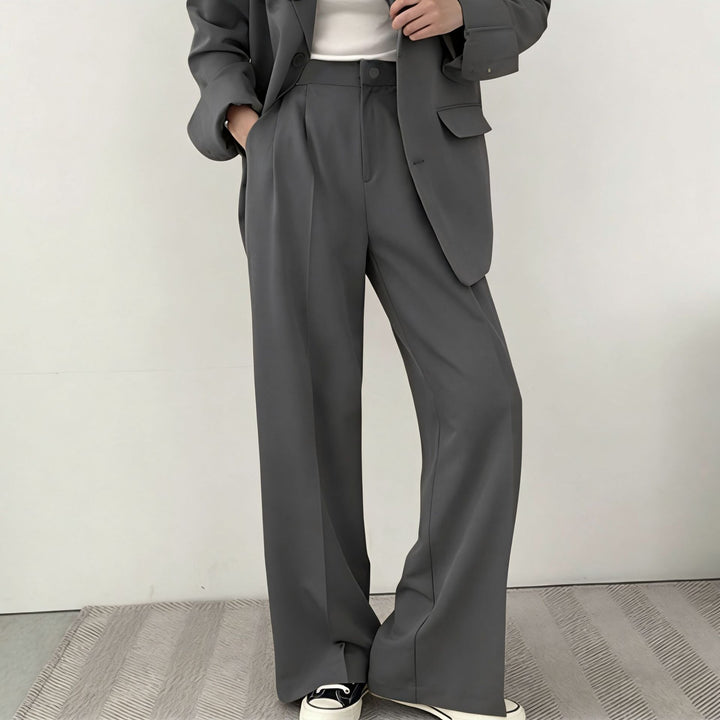 Ladies Elegant Wide Trousers Mune Fashion