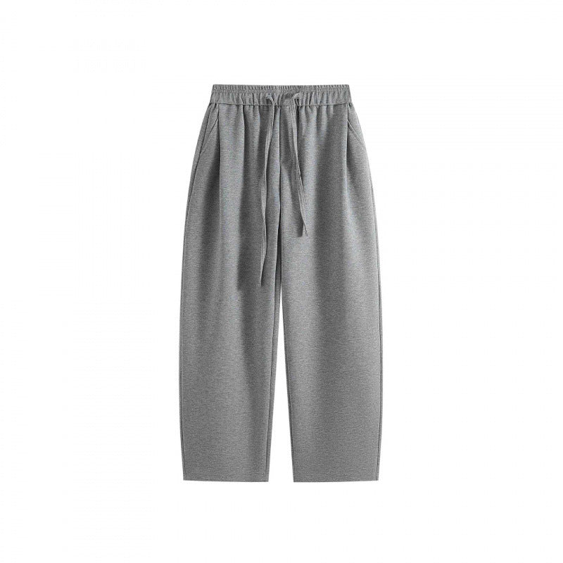 [Women] Wide high-waist lounge pants with drawstring, elastic waistband, and side pockets Mune Fashion