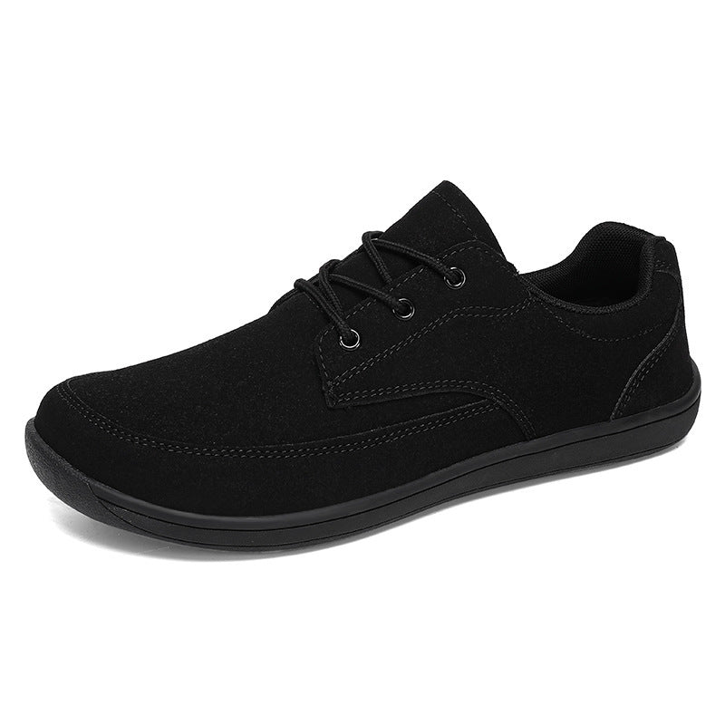 Men's casual suede derby with padded comfort insole and flexible non-slip rubber outsole Mune Fashion