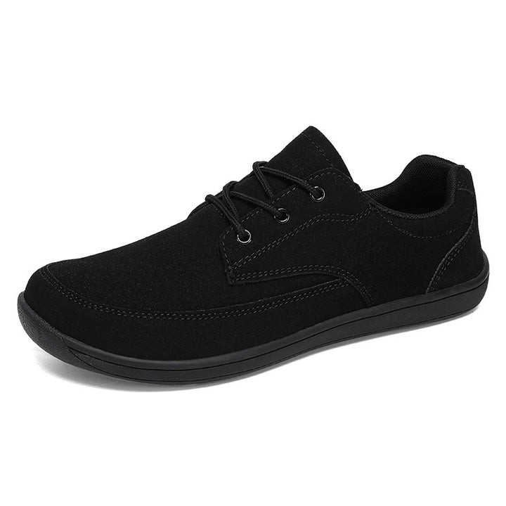 Men's casual suede derby with padded comfort insole and flexible non-slip rubber outsole Mune Fashion