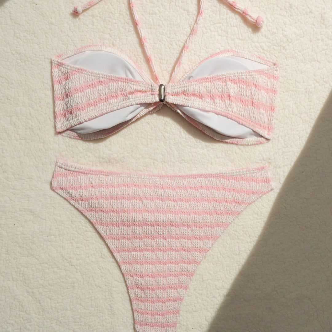 Women's bikini set with textured surface Mune Fashion