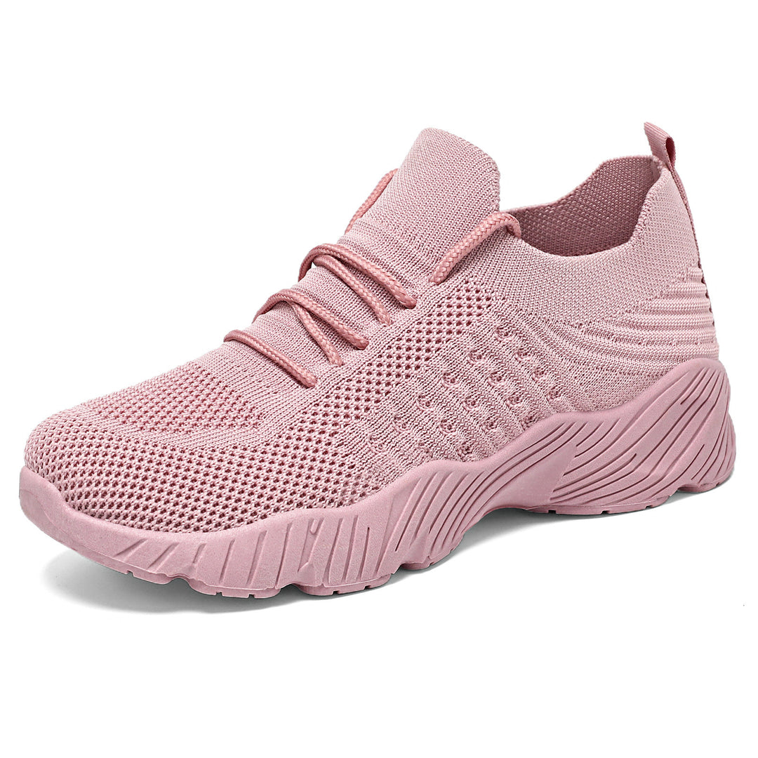 Women's knitted slip-on sneaker with sock-like shaft and cushioned profile sole Mune Fashion
