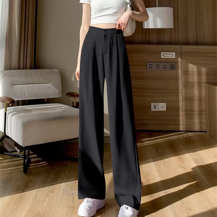 Women's Loose-Fitting Fabric Pants Mune Fashion
