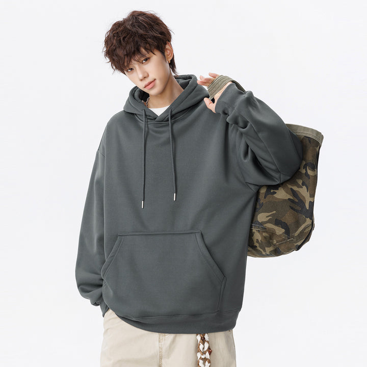 Unisex Oversize Hoodie with Kangaroo Pocket and Soft Fleece Lining Drune