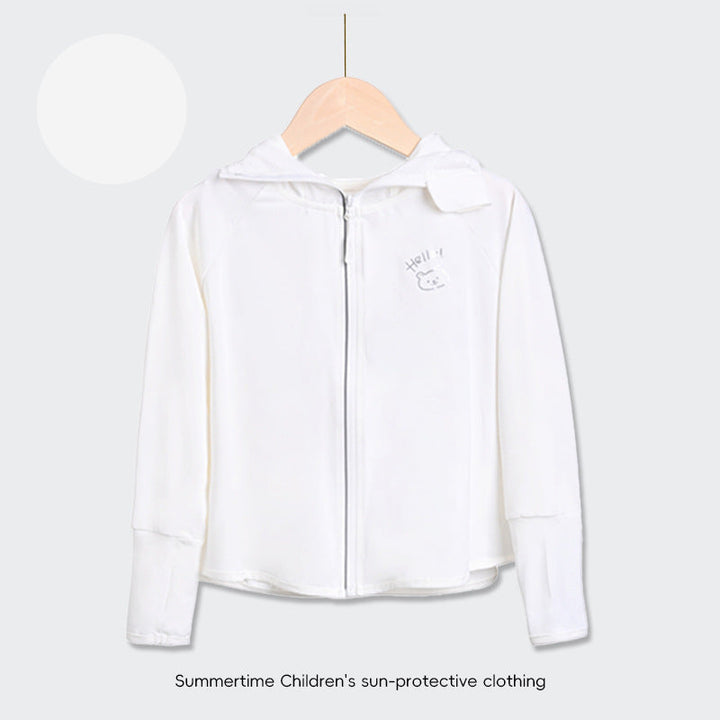 Children's UV protection jacket with hood and lightweight breathable properties Mune Fashion
