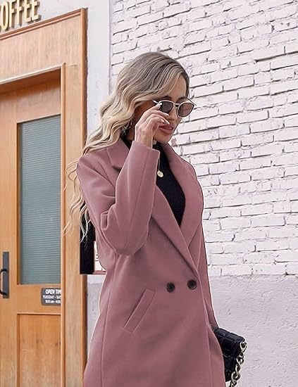 Women Elegant Wool Coat