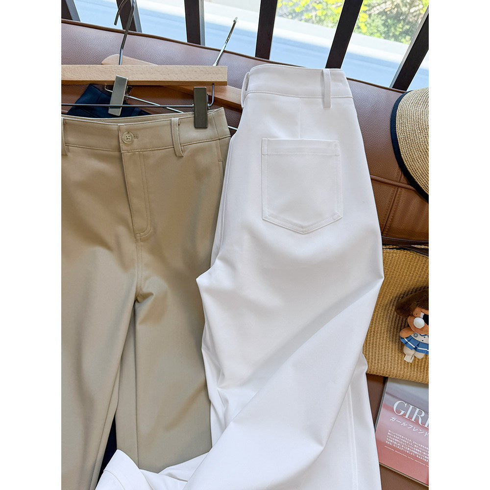 Women's Comfortable and Modern Wide Fabric Trousers Mune Fashion