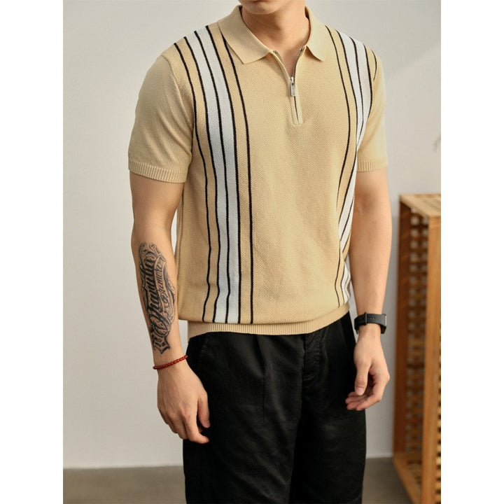 Men's Stylish Short Sleeve Knit Top Mune Fashion