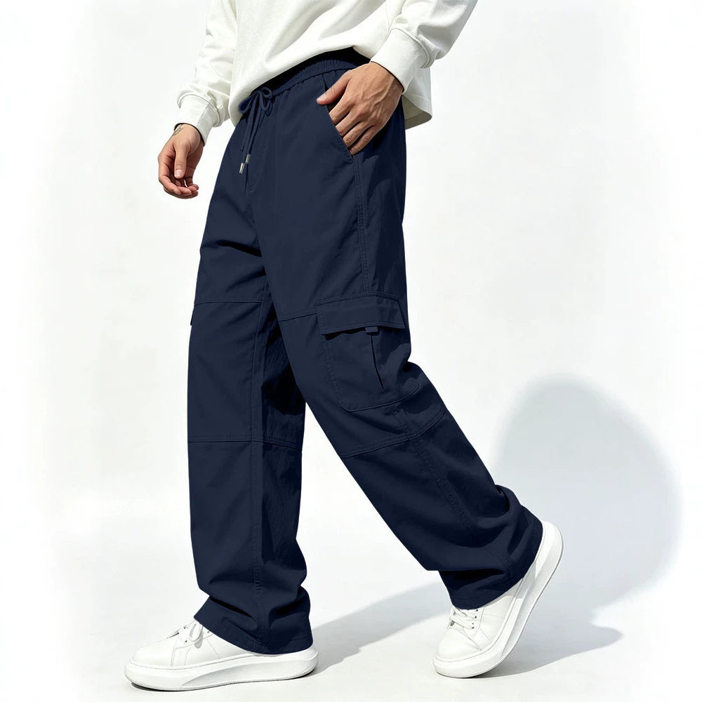 Men's cargo pants with a loose fit and elastic waistband Mune Fashion