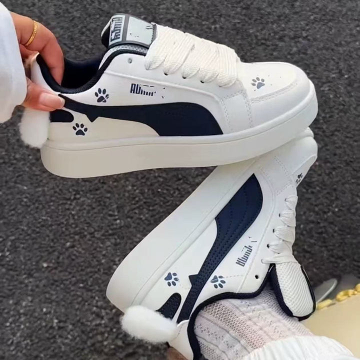 Women's sneakers with cute animal design and fluffy details Mune Fashion